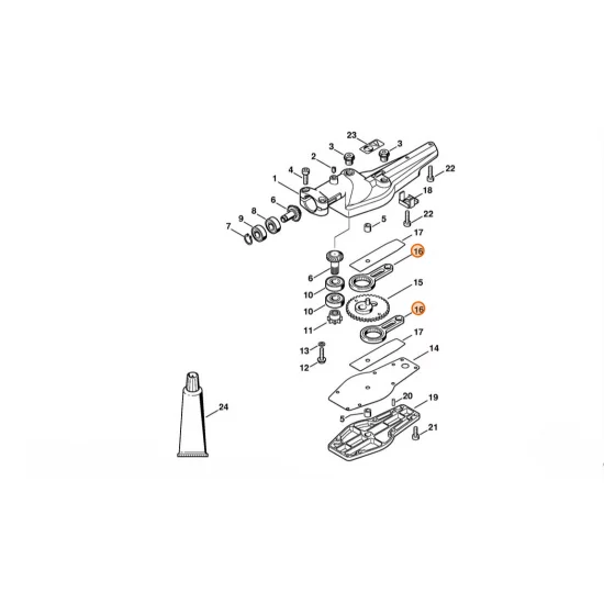 STIHL  Korbowód 4230 640 6800